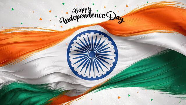 Happy Independence Day 2025: भारत का 79वां स्वतंत्रता दिवस 3 भारतीय तिरंगा जिस पर लिखा है Happy Independence Day – 79वां स्वतंत्रता दिवस 2025