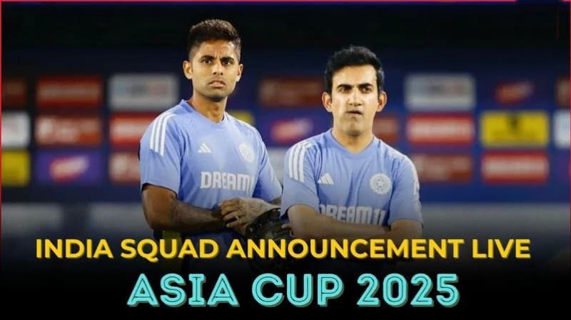 "Asia Cup 2025: भारत की टीम का ऐलान – कौन बनेगा चैंपियन?" 5 "Asia Cup 2025 के लिए भारतीय टीम का लाइव स्क्वॉड ऐलान – चयन समिति और कप्तान की प्रेस