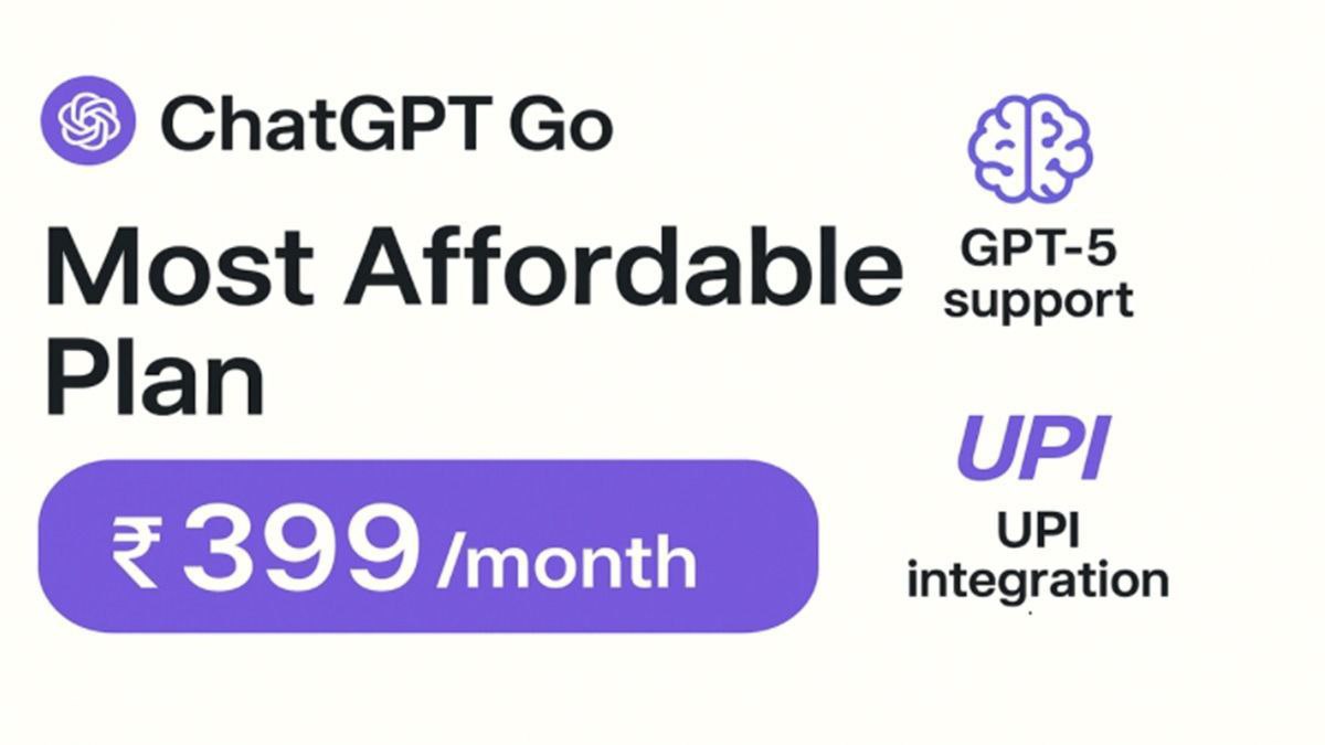 ChatGPT Go India ₹399 Plan Logo with UPI Support – Most Affordable AI Subscription"