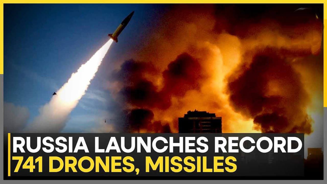 "रूस ने यूक्रेन पर अब तक का सबसे बड़ा हमला किया – 741 मिसाइल और ड्रोन दागे"