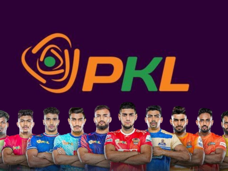 PKL 2025 सीज़न 12 का रोमांच ऑक्शन ड्रामा और ग्लोबल हाइलाइट्स 4 "PKL 2025 में तमाम टीमों के कप्तान एक साथ पोज़ देते हुए"