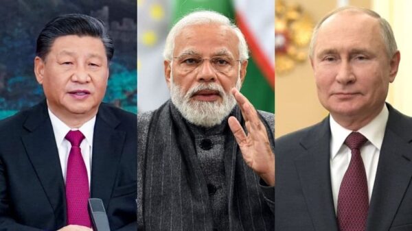 Modi ji Putin or xixiping saath me