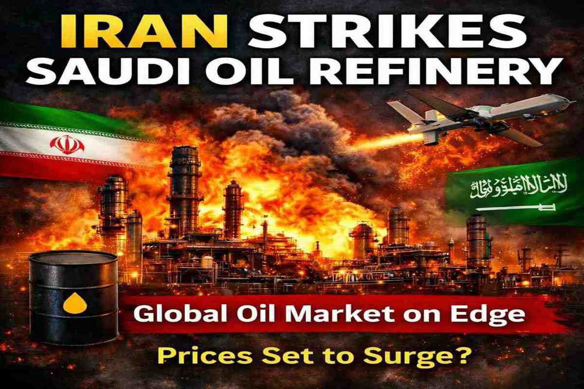 Iran strikes Saudi oil refinery as massive explosion erupts, raising fears of global oil market crisis and price surge